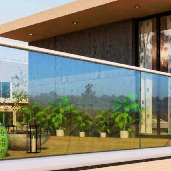 12mm Balcony Aluminium Glass Railing ► Architectural Aluminium Extrusion