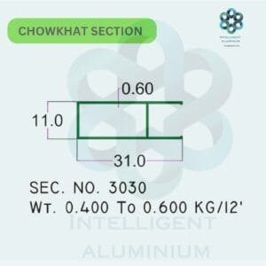 Aluminium Chowkhat Section Manufacturer ► Architectural Aluminium Extrusion