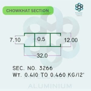 Aluminium Chowkhat Section Manufacturer ► Architectural Aluminium Extrusion