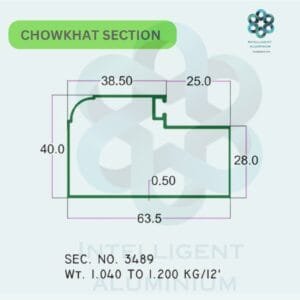 Aluminium Chowkhat Section Manufacturer ► Architectural Aluminium Extrusion