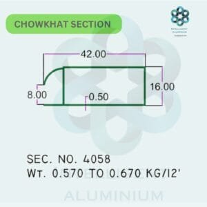Aluminium Chowkhat Section Manufacturer ► Architectural Aluminium Extrusion
