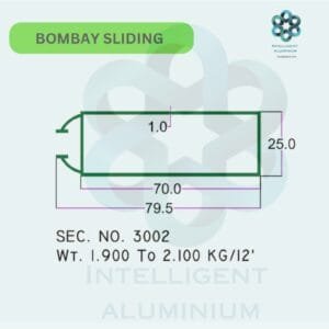 Aluminium Chowkhat Section Manufacturer ► Architectural Aluminium Extrusion