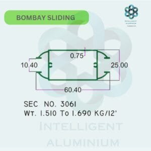 Aluminium Chowkhat Section Manufacturer ► Architectural Aluminium Extrusion