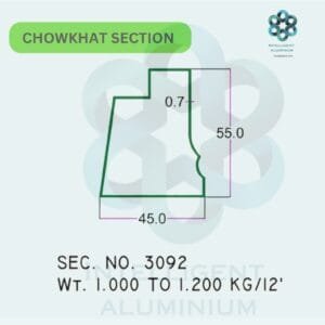 Aluminium Chowkhat Section Manufacturer ► Architectural Aluminium Extrusion