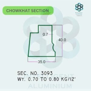 Aluminium Chowkhat Section Manufacturer ► Architectural Aluminium Extrusion