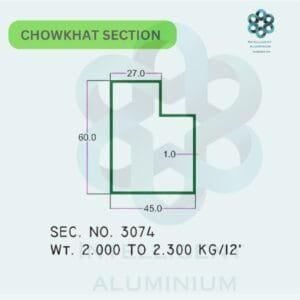 Aluminium Chowkhat Section Manufacturer ► Architectural Aluminium Extrusion