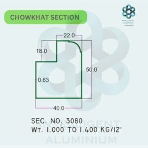 Aluminium Chowkhat Section Manufacturer ► Architectural Aluminium Extrusion