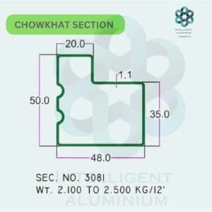 Aluminium Chowkhat Section Manufacturer ► Architectural Aluminium Extrusion