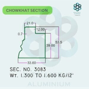 Aluminium Chowkhat Section Manufacturer ► Architectural Aluminium Extrusion
