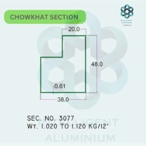Aluminium Chowkhat Section Manufacturer ► Architectural Aluminium Extrusion