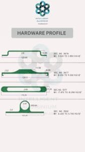 CURTAIN HARDWARE AWNING SIGNAGE_030 ► Architectural Aluminium Extrusion Aluminium Hardware Sections Manufacturer ► Architectural Aluminium Extrusion