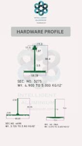 CURTAIN HARDWARE AWNING SIGNAGE_031 ► Architectural Aluminium Extrusion Aluminium Hardware Sections Manufacturer ► Architectural Aluminium Extrusion