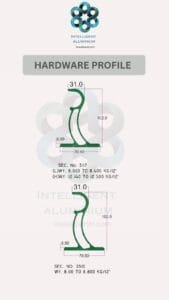 CURTAIN HARDWARE AWNING SIGNAGE_032 ► Architectural Aluminium Extrusion Aluminium Hardware Sections Manufacturer ► Architectural Aluminium Extrusion