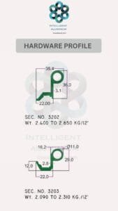 CURTAIN HARDWARE AWNING SIGNAGE_033 ► Architectural Aluminium Extrusion Aluminium Hardware Sections Manufacturer ► Architectural Aluminium Extrusion