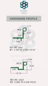 CURTAIN HARDWARE AWNING SIGNAGE_034 ► Architectural Aluminium Extrusion Aluminium Hardware Sections Manufacturer ► Architectural Aluminium Extrusion