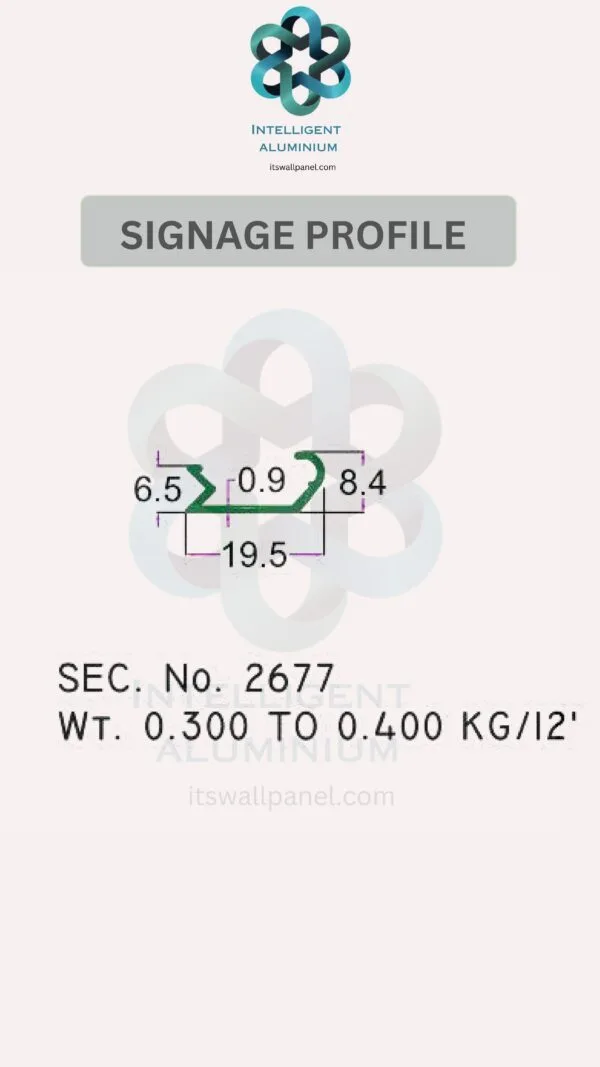 Aluminium Signage Profile