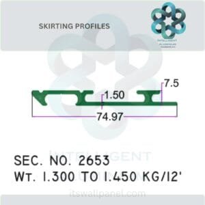 Aluminium Skirting Section ► Architectural Aluminium Extrusion