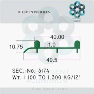 Aluminium Kitchen Profile & Sections Manufacturer ► Architectural Aluminium Extrusion