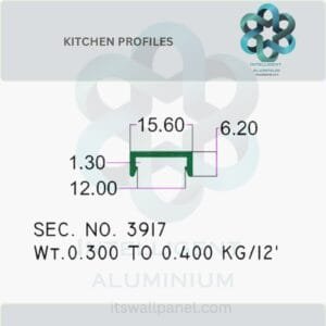 Aluminium Kitchen Profile & Sections Manufacturer ► Architectural Aluminium Extrusion