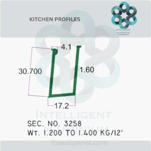 Aluminium Kitchen Profile & Sections Manufacturer ► Architectural Aluminium Extrusion