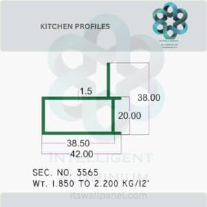 Aluminium Kitchen Profile & Sections Manufacturer ► Architectural Aluminium Extrusion