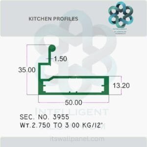 Aluminium Kitchen Profile & Sections Manufacturer ► Architectural Aluminium Extrusion
