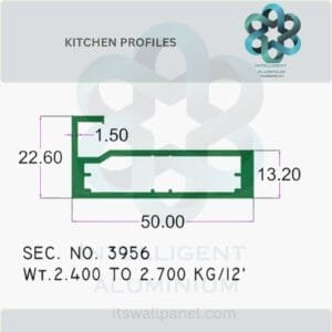 Aluminium Kitchen Profile & Sections Manufacturer ► Architectural Aluminium Extrusion
