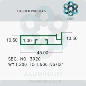Aluminium Kitchen Profile & Sections Manufacturer ► Architectural Aluminium Extrusion