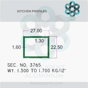 Aluminium Kitchen Profile & Sections Manufacturer ► Architectural Aluminium Extrusion