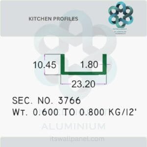 Aluminium Kitchen Profile & Sections Manufacturer ► Architectural Aluminium Extrusion