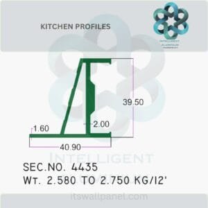 Aluminium Kitchen Profile & Sections Manufacturer ► Architectural Aluminium Extrusion
