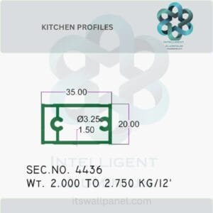 Aluminium Kitchen Profile & Sections Manufacturer ► Architectural Aluminium Extrusion