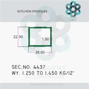 Aluminium Kitchen Profile & Sections Manufacturer ► Architectural Aluminium Extrusion