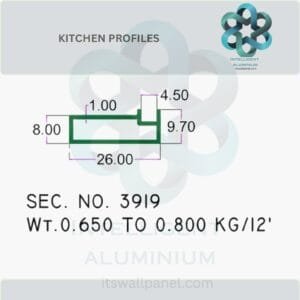 Aluminium Kitchen Profile & Sections Manufacturer ► Architectural Aluminium Extrusion