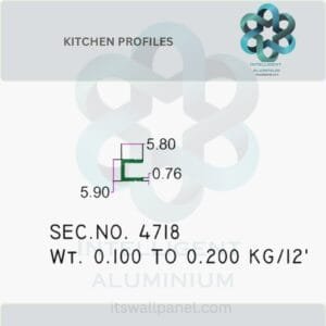 Aluminium Kitchen Profile & Sections Manufacturer ► Architectural Aluminium Extrusion