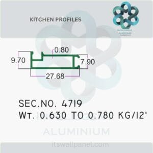 Aluminium Kitchen Profile & Sections Manufacturer ► Architectural Aluminium Extrusion