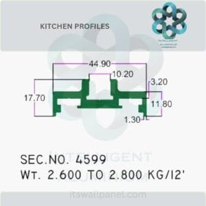 Aluminium Kitchen Profile & Sections Manufacturer ► Architectural Aluminium Extrusion
