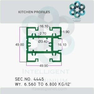 Aluminium Kitchen Profile & Sections Manufacturer ► Architectural Aluminium Extrusion