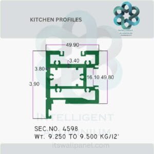 Aluminium Kitchen Profile & Sections Manufacturer ► Architectural Aluminium Extrusion