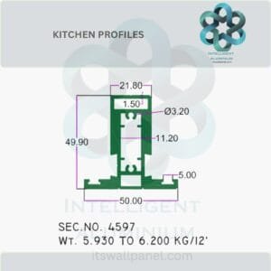 Aluminium Kitchen Profile & Sections Manufacturer ► Architectural Aluminium Extrusion