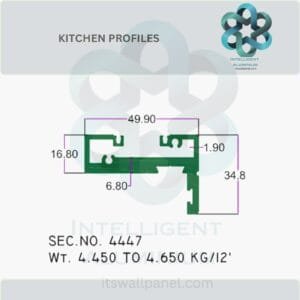 Aluminium Kitchen Profile & Sections Manufacturer ► Architectural Aluminium Extrusion