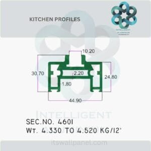 Aluminium Kitchen Profile & Sections Manufacturer ► Architectural Aluminium Extrusion