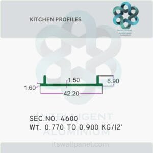 Aluminium Kitchen Profile & Sections Manufacturer ► Architectural Aluminium Extrusion