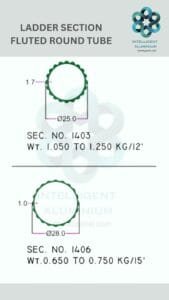 Aluminium Ladder Section Manufacturer ► Architectural Aluminium Extrusion