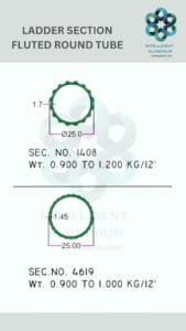 Aluminium Ladder Section Manufacturer ► Architectural Aluminium Extrusion