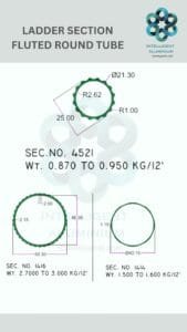 Aluminium Ladder Section Manufacturer ► Architectural Aluminium Extrusion