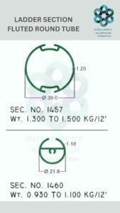 Aluminium Ladder Section Manufacturer ► Architectural Aluminium Extrusion