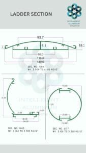 Aluminium Ladder Section Manufacturer ► Architectural Aluminium Extrusion