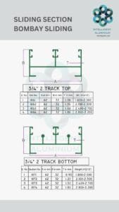Aluminium Bombay Sliding Section Manufacturer ► Architectural Aluminium Extrusion