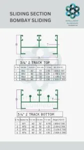 Aluminium Bombay Sliding Section